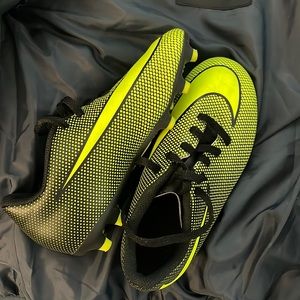 Lime Nike cleats